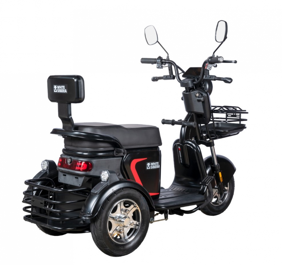 Электротрицикл WHITE SIBERIA SIBTRIKE L 2000W