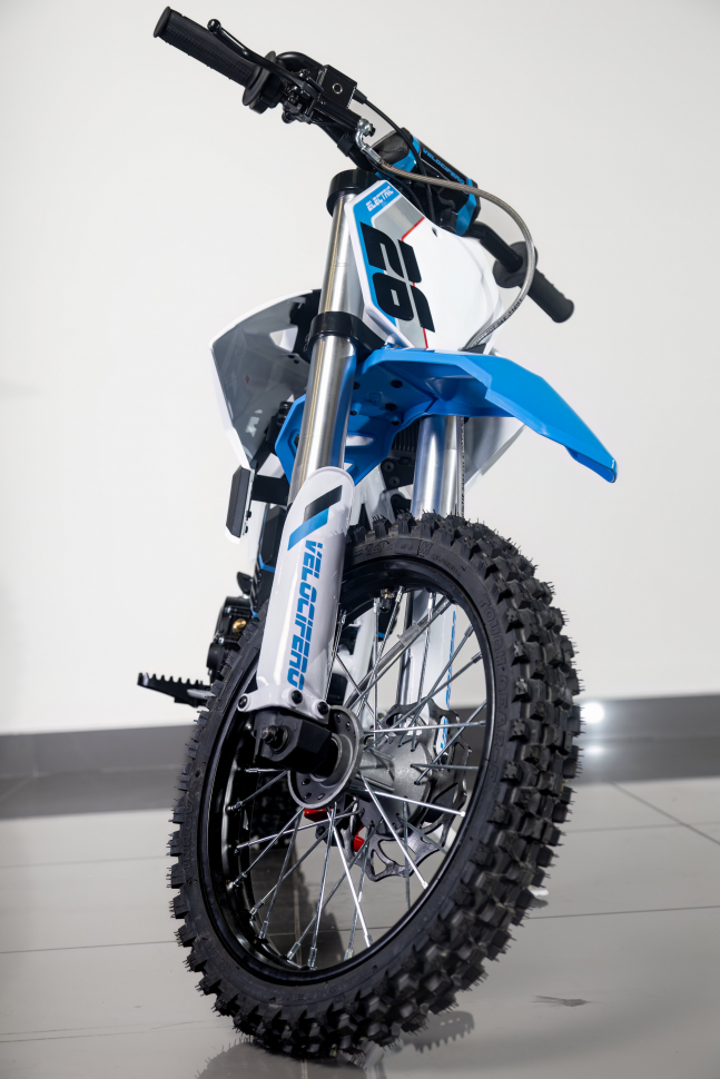 Детский электромотоцикл Velocifero KIDS BIKE 14-12 (1000W) - Blue
