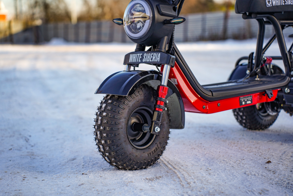 Электротрицикл WHITE SIBERIA TRIKE MINI RED 1500W