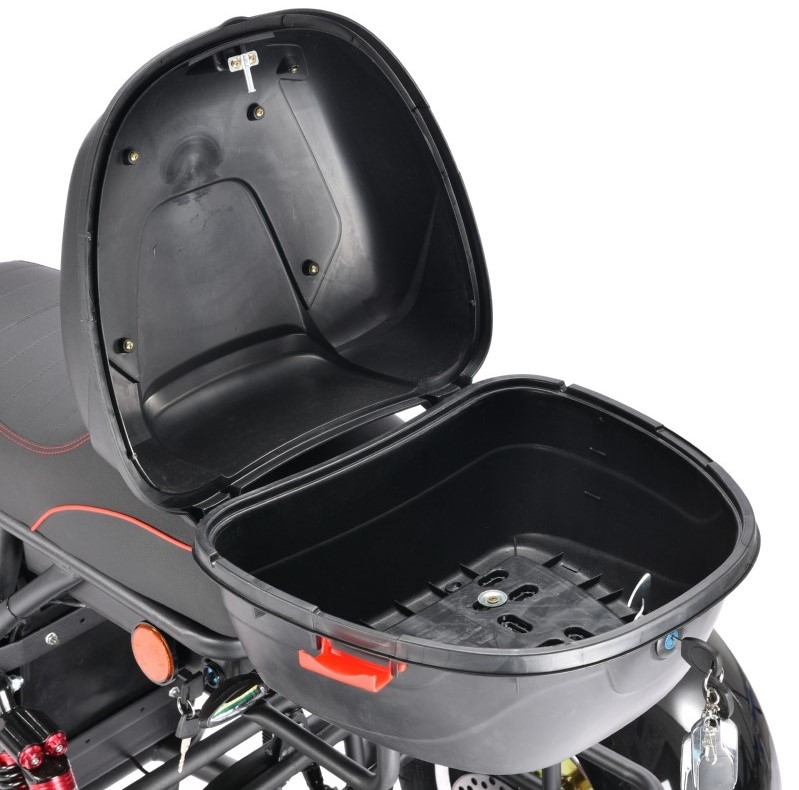 Электротрицикл WHITE SIBERIA PRO TRIKE 3000W BLACK