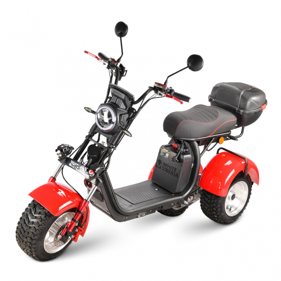 Электротрицикл WHITE SIBERIA IKRA 5000W RED