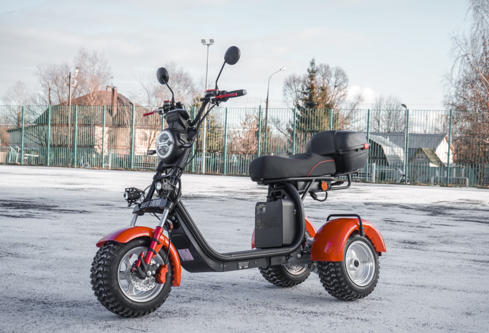 Электротрицикл WHITE SIBERIA IKRA 5000W RED