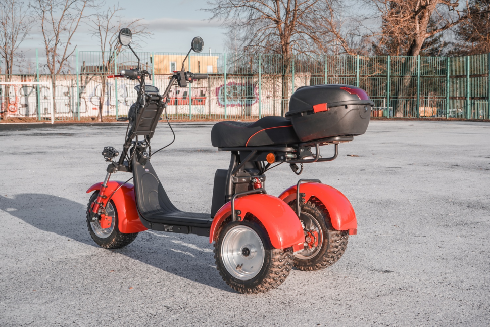 Электротрицикл WHITE SIBERIA IKRA 5000W RED