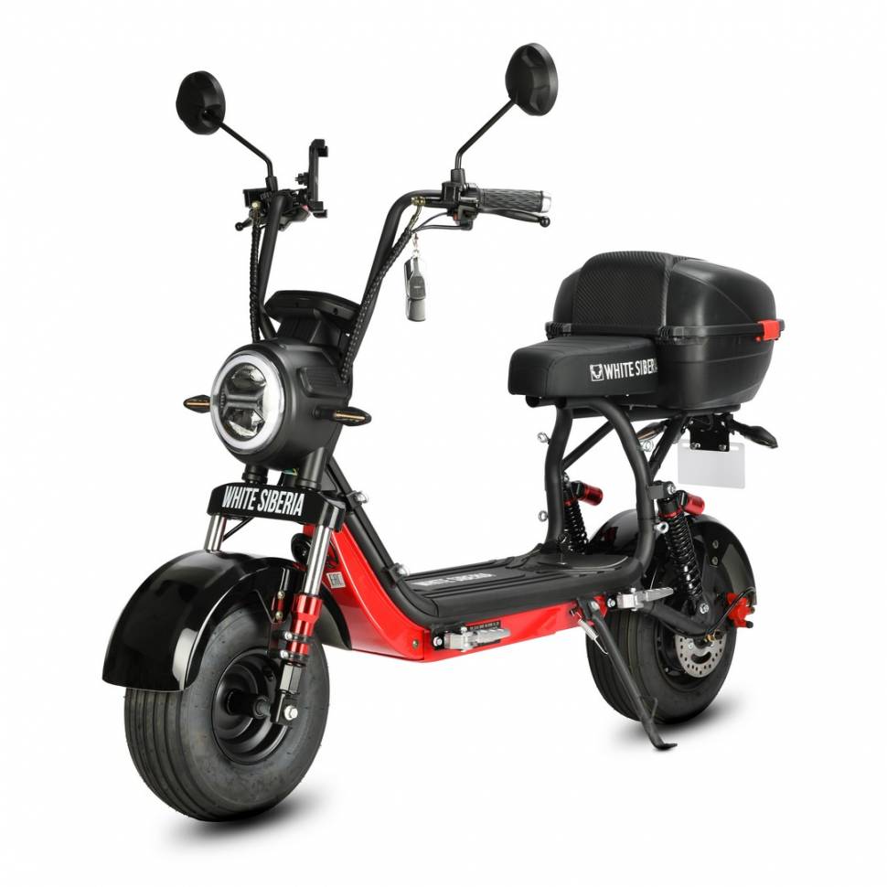 Электроскутер White Siberia MINI R 3.0 black 60v