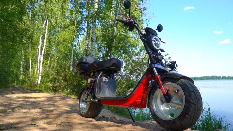 Электроскутер WHITE SIBERIA PRO MAX 3950W RED